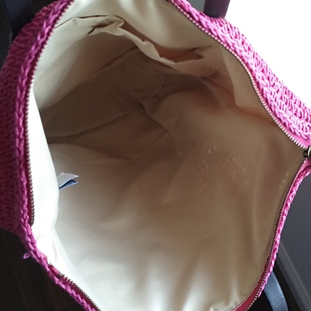 Gap pink and orange crocheted bag - Picture 7 of 11